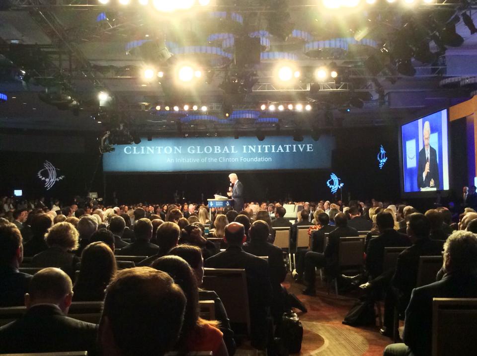 Session De La Clinton Global Initiative 2014 À New York