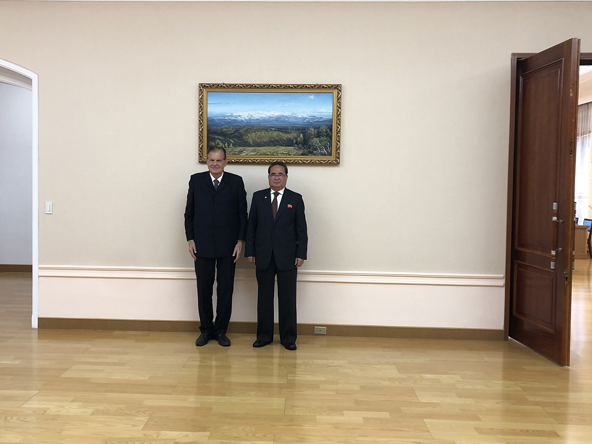 A Pyongyang, en Corée du Nord